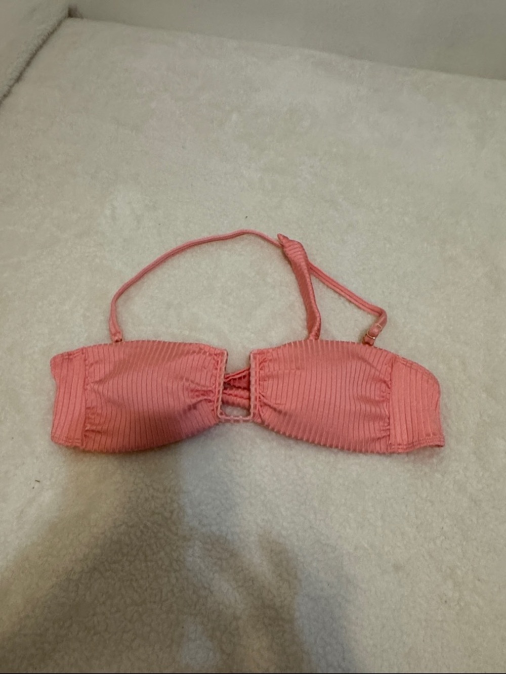 Monday Swimwear Ribbed Guava Pink - new without tags
